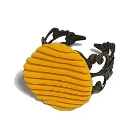 Anillo patata ondulada