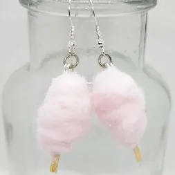 Pendientes Algodón de azucar