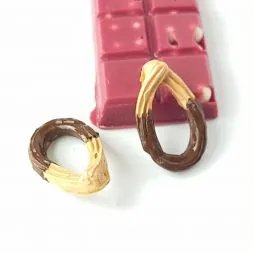Pendientes de churros con chocolate