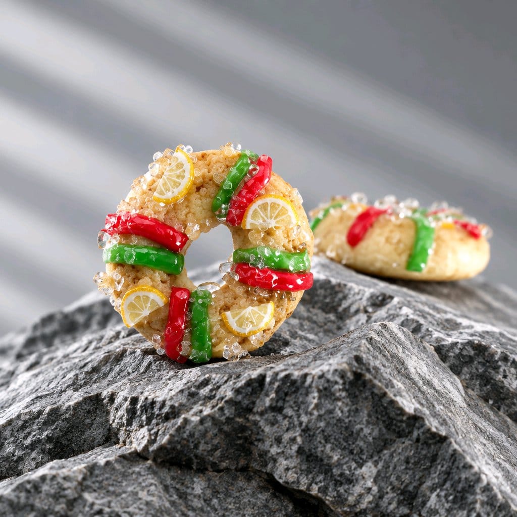 Pendientes roscón de reyes - Imagen 2